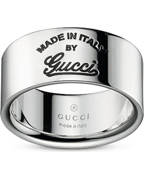 designer rings gucci|Gucci trademark ring.